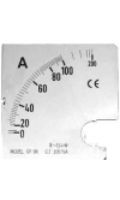 Escala para amperímetro (CP-96/5A) 30A
