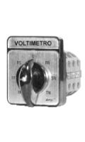 Conmutadora voltimétrica p/medición. Un: 220/380Vca. P/panel.