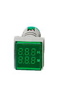 Mini Cronometro digital LED 999 horas-60 minutos. VERDE