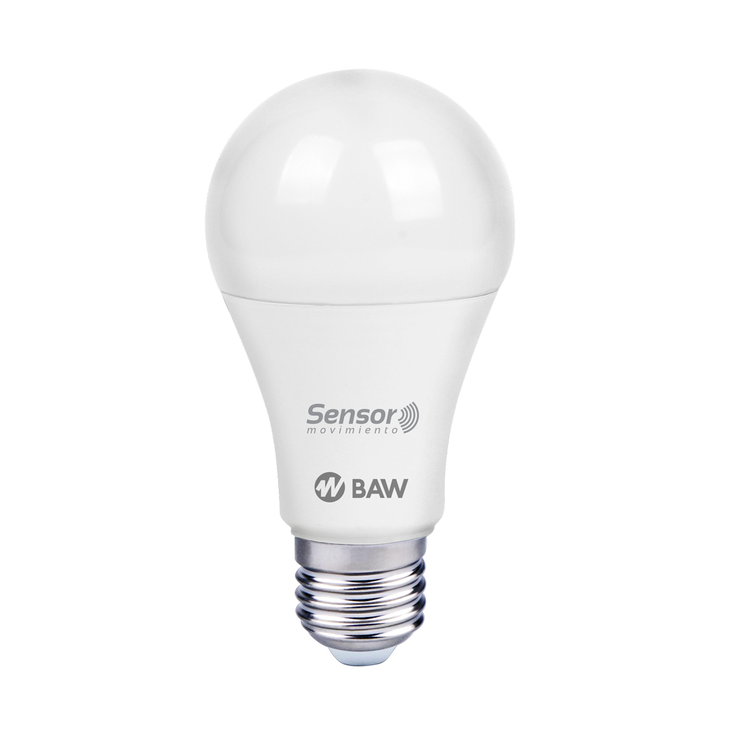 Lámpara LED A60 13W, C/Sensor de movimiento, 6500° K, E27