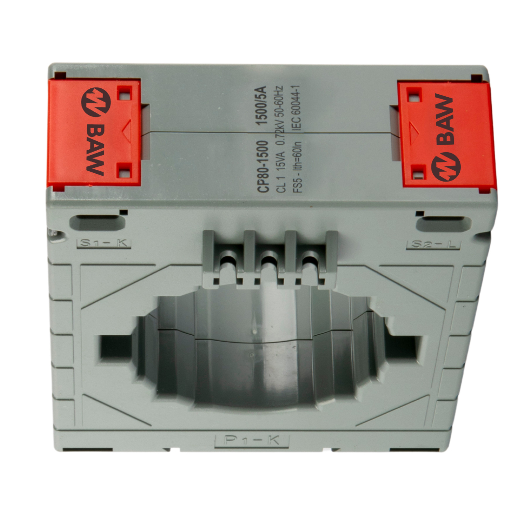 Transformador de corriente  1500/5A Cl 1 15VA Ø=65 V: 81x12
