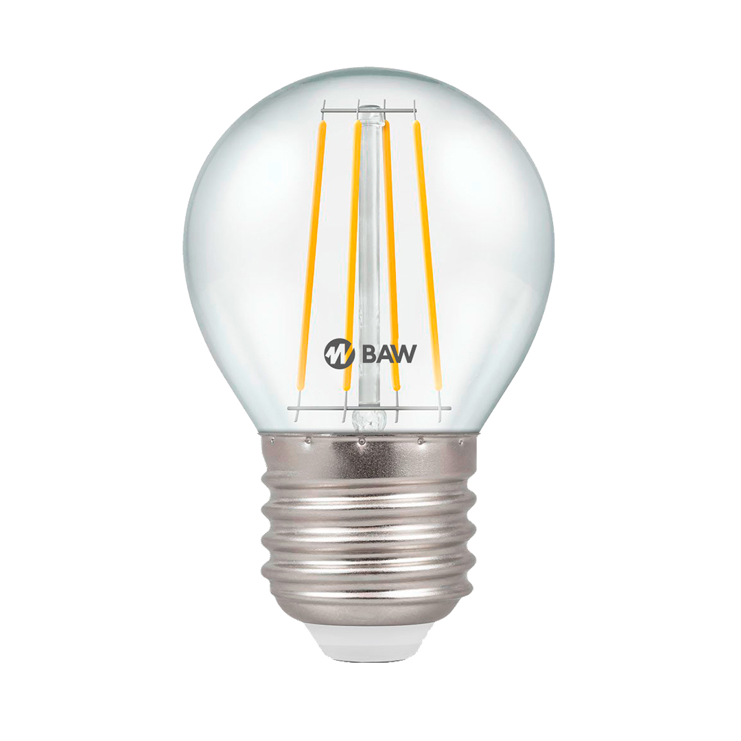 Lámpara de filamento LED Gota 4,5W, 2700° K, E27