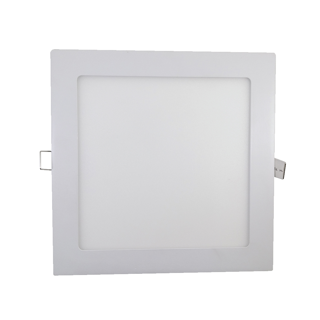 Luminaria LED para embutir tipo panel, 220V~, 50-60Hz, 18W Temp. Color: 3000° K