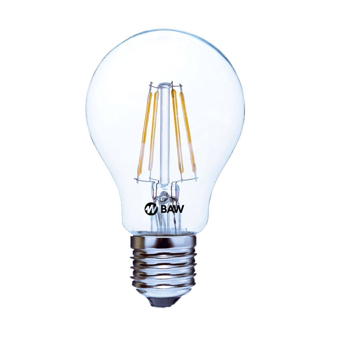 Lámpara de filamento LED 6W, 3000° K, E27