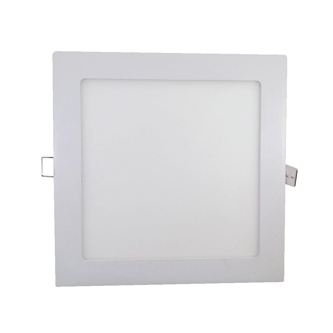 Luminaria LED para embutir tipo panel, 220V~, 50-60Hz, 18W Temp. Color: 6500° K