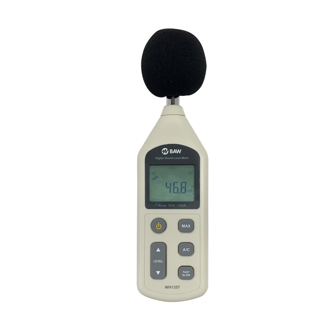 Sonómetro. Medidor de nivel sonoro. 0~130 dbA y 35~130dbC.