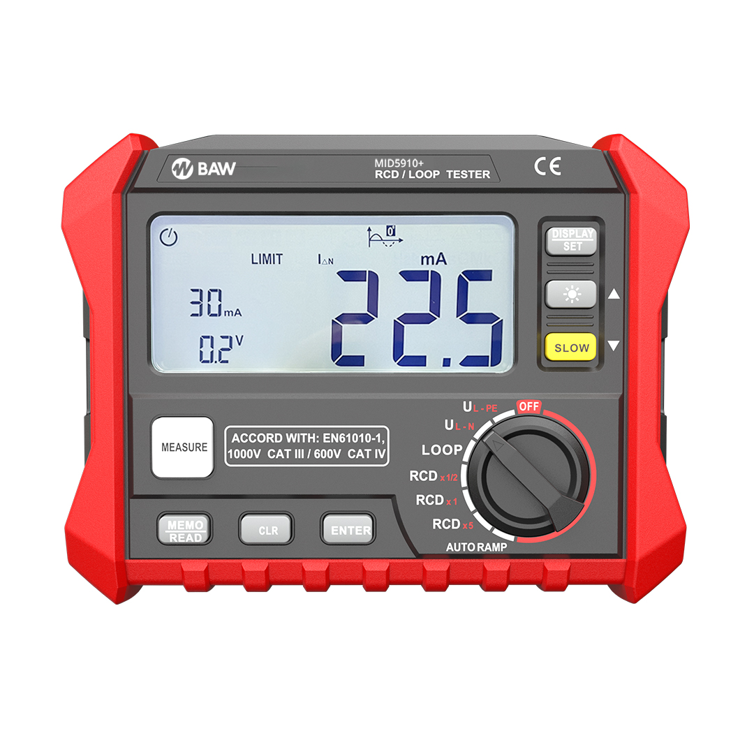 Probador de interruptores diferenciales (RCD)