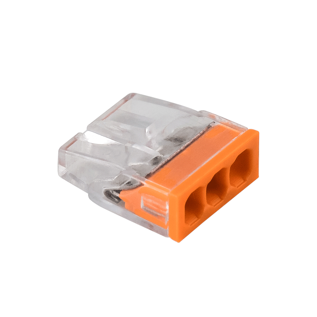 Conector bornera de empalme rápido 3P 1-2,5mm2 250V 32A