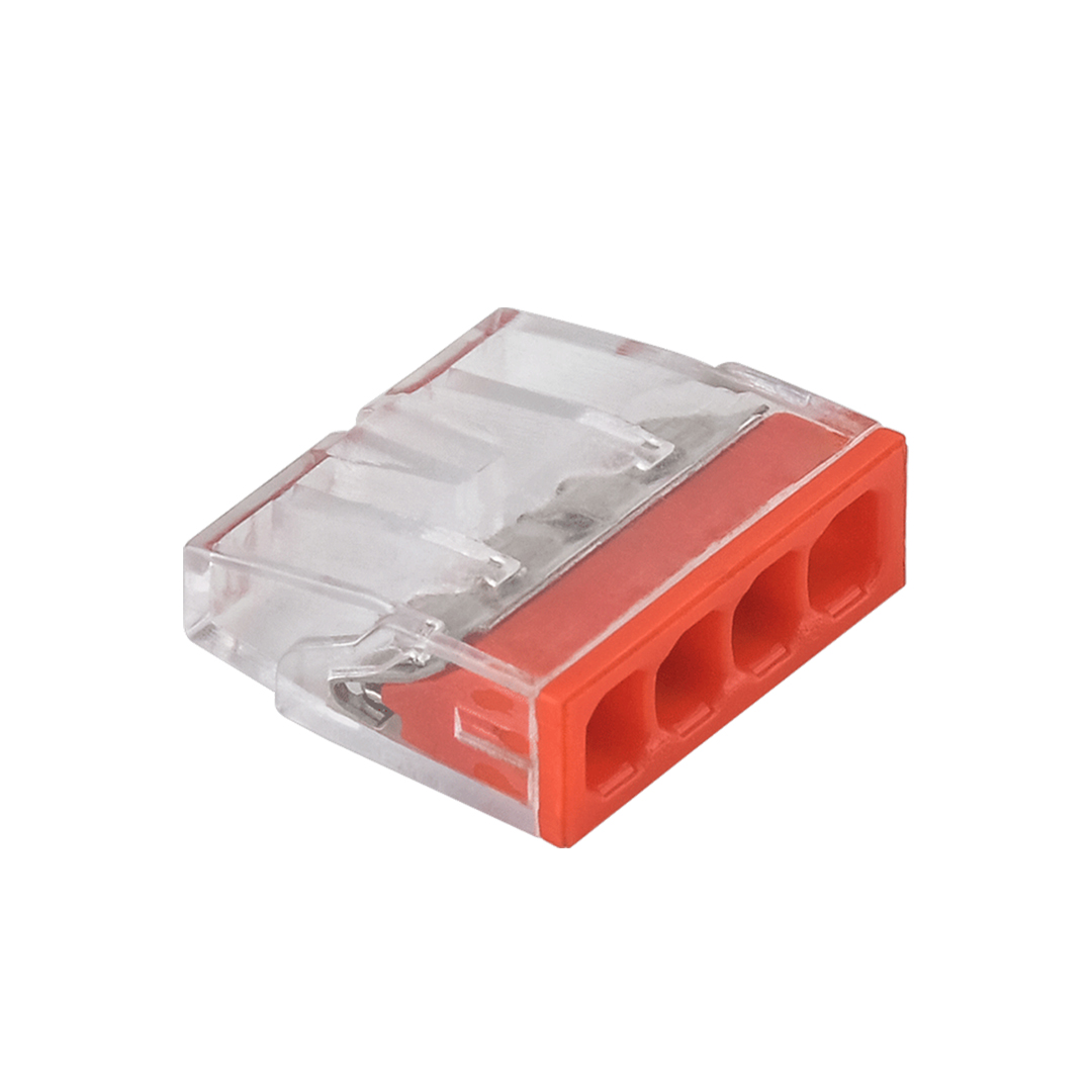 Conector bornera de empalme rápido 4P 1-2,5mm2 400V 32A