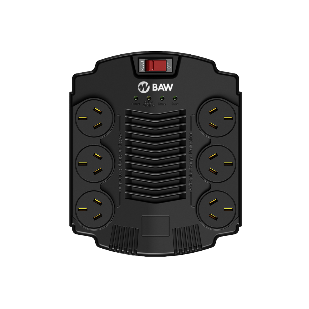 Estabilizador de tensión automático 1200VA BAW ET6600Y1