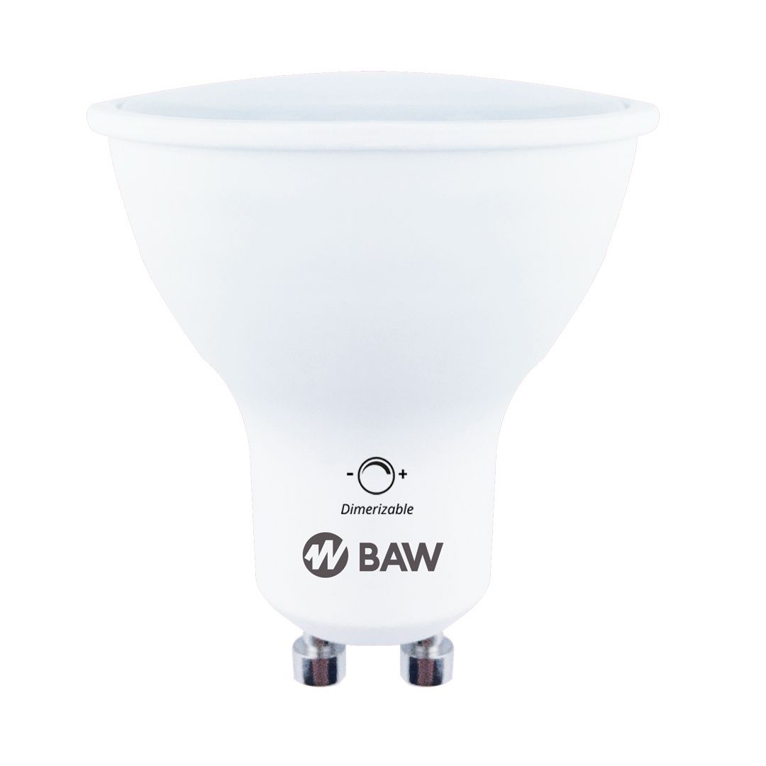 LÁMPARA LED REFLECTORA PAR16 DIMERIZABLE 7W, 3000° K, GU10